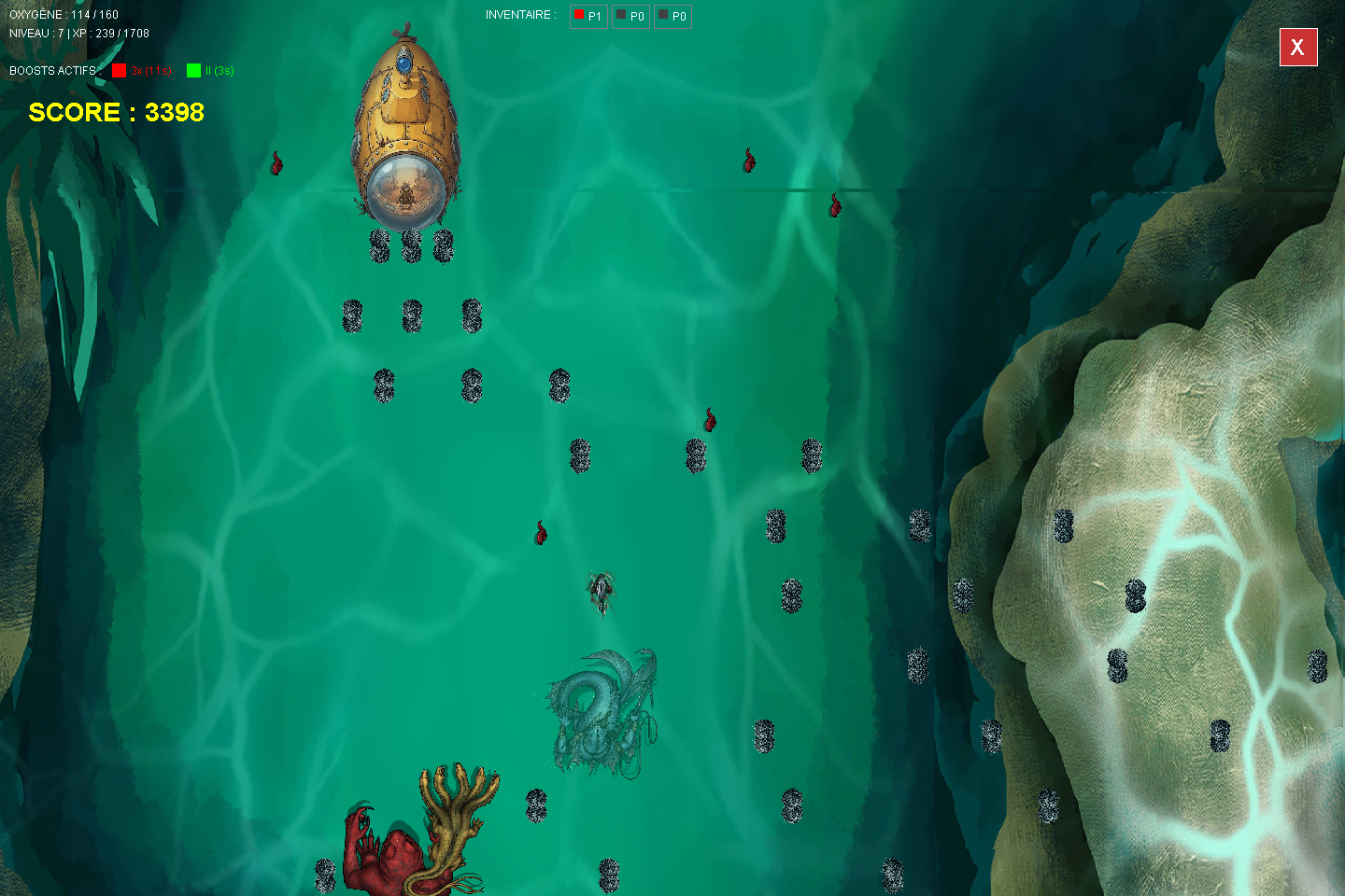 Capture d'écran 3 du projet Abyssal Shmup - Projet Programmation ESIR 1
